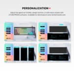 Compact Mechanical Gaming Keyboard with RGB Backlit Keys.