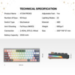 FANTECH MK912 ATOM PRO63 MECHANICAL KEYBOARD - Image 8