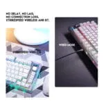 MAXFIT81 MK910 FROST WIRELESS MODULAR MECHANICAL KEYBOARD PBT - Image 7