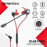 SCAR II EG5 WIRED GAMING EARBUDS TYPE 3.5mm