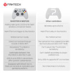 Fantech Multi Platform Gamepad Android PC PS Gamepad Wireless Shooter III WGP13S Joystick USB Type C - Image 2