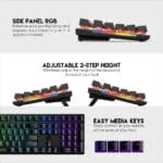 Keyboard Gaming Mechanical MAXFIT108 MK855 Full Size - Image 3