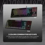 ATOM 87 MK876 V2 RGB TKL SUMI EDITION WIRED MECHANICAL GAMING KEYBOARD - Image 5