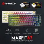 MAXFIT67 MK858 MODULAR MECHANICAL KEYBOARD