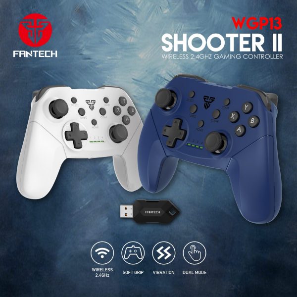 WGP13 SHOOTER ll WIRELESS 2.4GHZ GAMING CONTROLLER