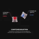 ATOM 87 MK876 V2 RGB TKL SUMI EDITION WIRED MECHANICAL GAMING KEYBOARD - Image 2