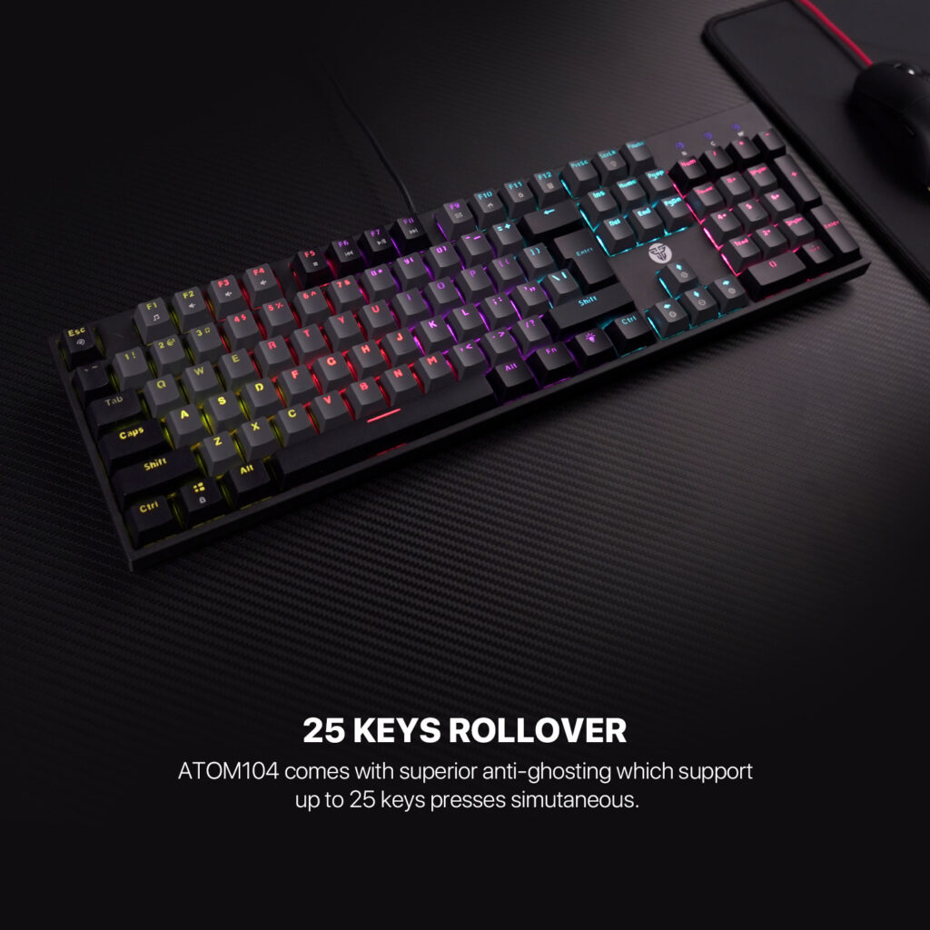 Gaming Mechanical Keyboard Full Size ATOM MK886 - Fantech Nepal ...
