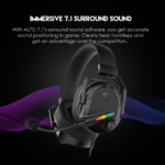 HG26 ALTO RBG GAMING HEADSET BLACK 7.1 - Image 5