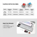 MAXFIT108 MK855 RGB HOTSWAPPABLE WIRED MECHANICAL KEYBOARD - Image 3