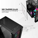 AERO CG77 TEMPERED GLASS PC CASING - Image 5