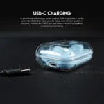 TWS BLUETOOTH WIRELESS WAVE 12 TW12 EARBUDS - Image 3