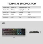 P31 3 IN 1 KEYBOARD MOUSE AND MOUSEPAD COMBO - Image 5