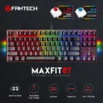 MAXFIT87 MK856 TKL MECHANICAL GAMING KEYBOARD