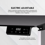 WS414 WORKSTATION HEIGHT ADJUSTABLE RISING GAMING DESK - Image 4