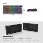 MAXFIT81 MK910 FROST WIRELESS MODULAR MECHANICAL KEYBOARD PBT - Image 5