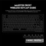 MAXFIT81 MK910 FROST WIRELESS MODULAR MECHANICAL KEYBOARD PBT - Image 6