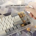 MAXFIT70 MK911 Wireless 65% MECHNAICAL GAMING KEYBOARD - Image 4