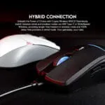 CRYTO WGC3 DUAL MODE WIRELESS RECHARGABLE GAMING MOUSE - Image 2