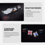 MK890 V2 ATOM96 MIZU EDITION MECHANICAL KEYBOARD - Image 4