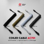AC701 TYPE C COILED CABLE FOR MECHANICAL KEYBOARDS