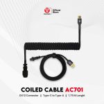 AC701 TYPE C COILED CABLE FOR MECHANICAL KEYBOARDS - Image 9