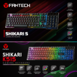SHIKARI K515/S TRANSPARENT RGB GAMING KEYBOARD