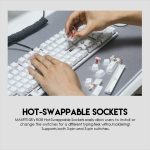 MAXFIT108 MK855 RGB HOTSWAPPABLE WIRED MECHANICAL KEYBOARD - Image 5