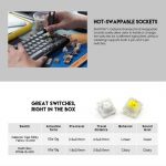 MAXFIT67 MK858 MODULAR MECHANICAL KEYBOARD - Image 6