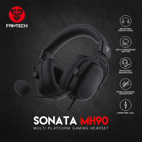 SONATA MH90 MULTI PLATFORM GAMING HEADSET 3.5mm JACK