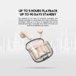 TWS BLUETTOTH WIRELESS WAVE 10 TW10 EARBUDS - Image 5