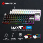 MAXFIT 61 MK857 FROST WIRELESS MODULAR MECHANICAL KEYBOARD