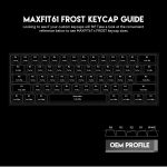 MAXFIT 61 MK857 FROST WIRED MODULAR MECHANICAL KEYBOARD - Image 6