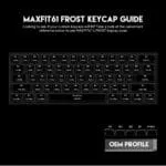 MAXFIT 61 MK857 FROST WIRED MODULAR MECHANICAL KEYBOARD - Image 5