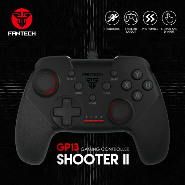 GP13 SHOOTER ll WIRED GAMING CONTROLLER
