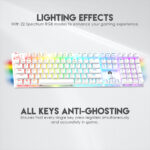 MAXFIT108 MK855 RGB HOTSWAPPABLE WIRED MECHANICAL KEYBOARD - Image 8