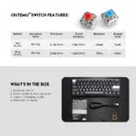MAXFIT 61 MK857 FROST WIRED MODULAR MECHANICAL KEYBOARD - Image 6