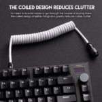 AC701 TYPE C COILED CABLE FOR MECHANICAL KEYBOARDS - Image 5