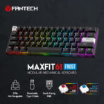 MAXFIT 61 MK857 FROST WIRELESS MODULAR MECHANICAL KEYBOARD - Image 8