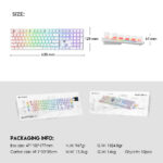 MAXFIT108 MK855 RGB HOTSWAPPABLE WIRED MECHANICAL KEYBOARD - Image 9
