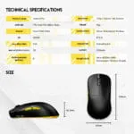 WIRELESS MOUSE 4K GAMING HELIOS II PRO XD3V3 RGB TRI MODE - Image 11