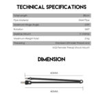 AC902s BOOM ARM ADJUSTABLE MICROPHONE STAND - Image 7