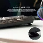 SHIKARI K515 TRANSPARENT RGB GAMING KEYBOARD - Image 8