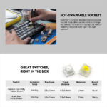 MAXFIT67 MK858 MODULAR MECHANICAL KEYBOARD - Image 13
