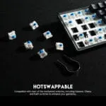 MAXFIT 61 MK857 FROST WIRED MODULAR MECHANICAL KEYBOARD - Image 10