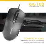 KM100 WIRED KEYBOARD AND MOUSE COMBO - Image 7