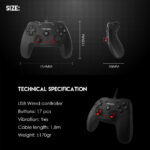 GP12 REVOLVER WIRED GAMING CONTROLLER - Image 5