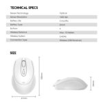 W191 GO 2.4 Ghz SILENT CLICK WIRELESS MOUSE - Image 8