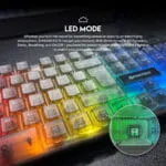 SHIKARI K515 TRANSPARENT RGB GAMING KEYBOARD - Image 9