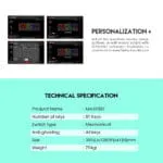 MAXFIT87 MK856 MECHANICAL GAMING KEYBOARD MINT EDITION - Image 2