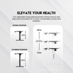 WS311 WorkStation Adjustable Rising Desk - Image 5